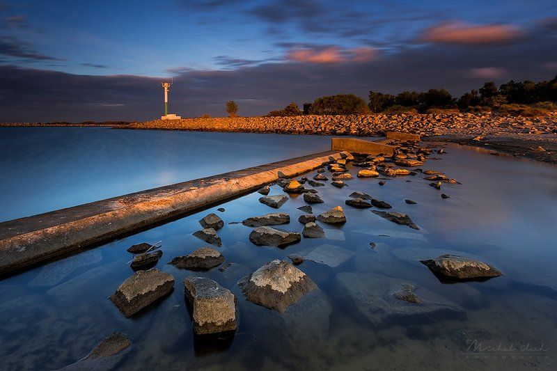 польша, гданьск, балтийское море, Перед закатом фото превью