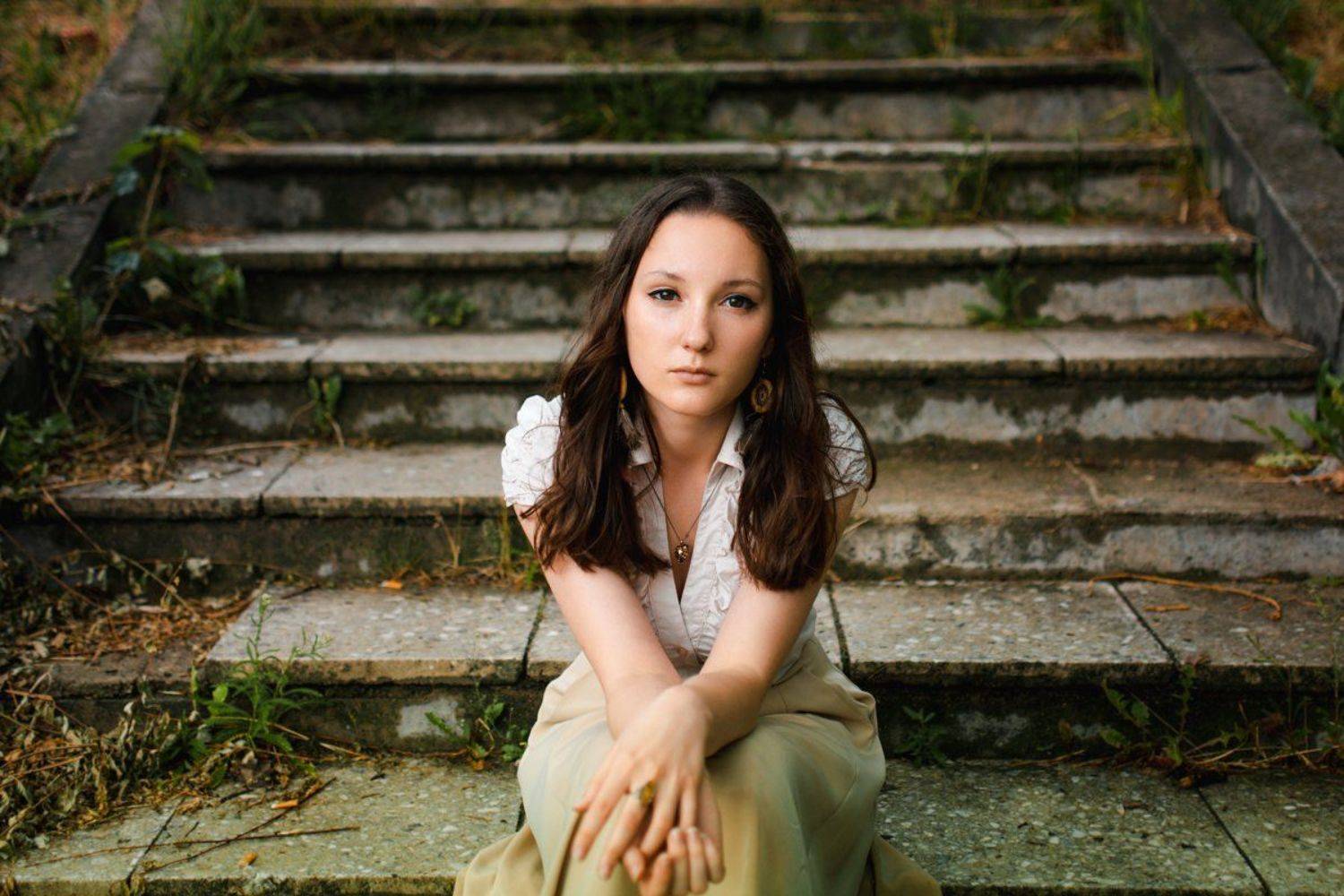 портрет, девушка, взгляд, Портнов Павел