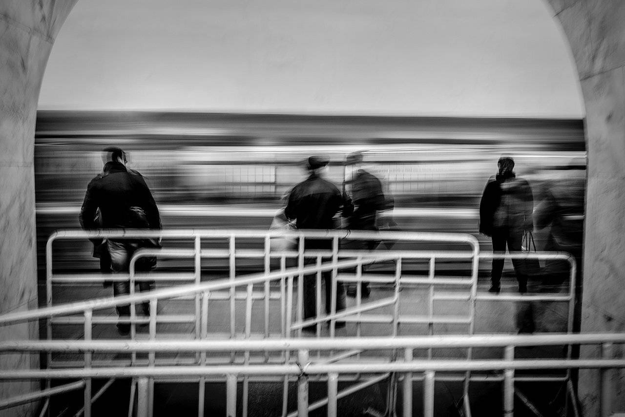 метро,чб,nikon, Морозов Юрий