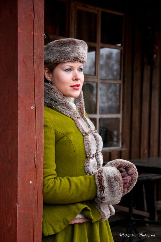 Женщина,костюм,охота Ожидание фото превью