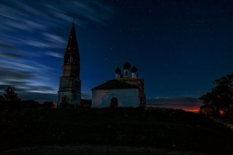 Утро ночь храм звезды рассвет Ночь и утро фото превью
