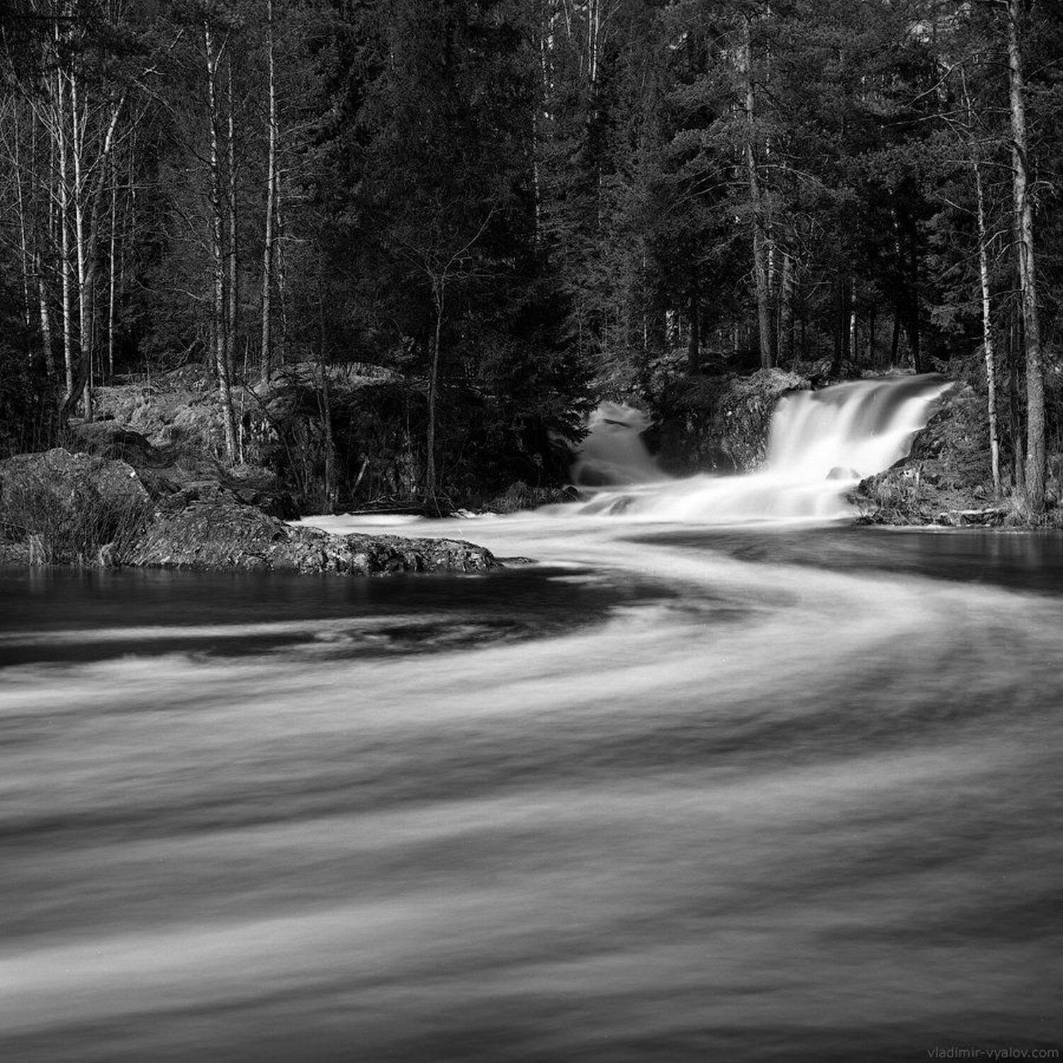 120, 6x6, acros, analog, bw, bronica, film, fuji, fujifilm, karelia, mediumformat, russia, square, water, пейзаж, путешествия, весна, север, карелия, пленка, чб, ruskeala, waterfall, рускеала, водопад, longexposure, Владимир Вялов