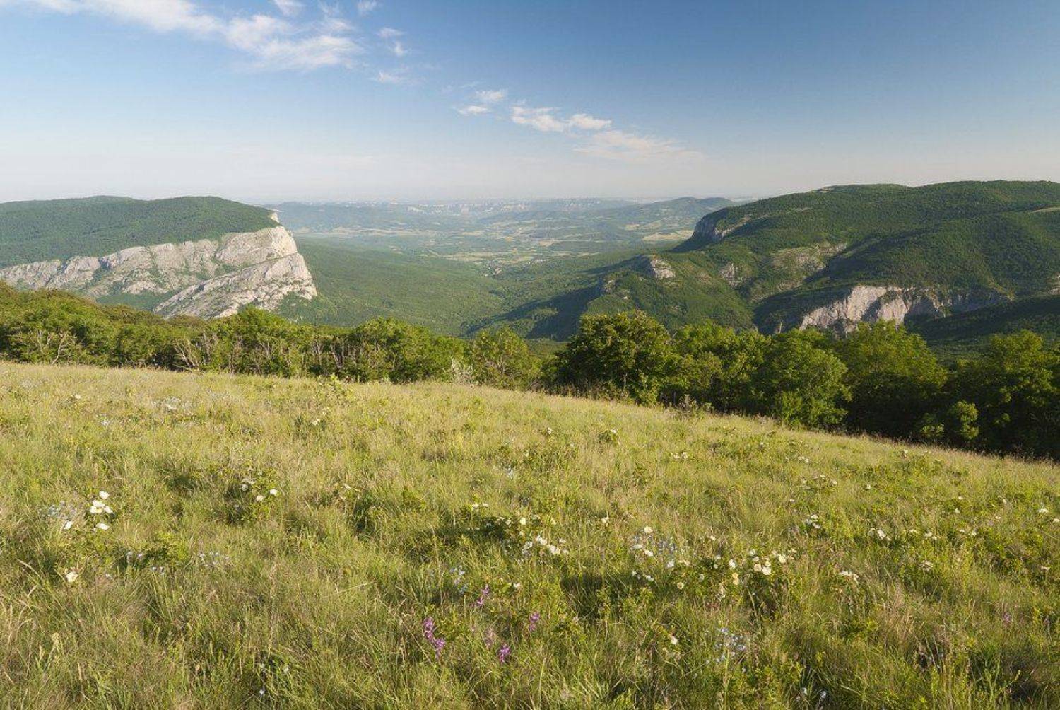 утро, бельбекская долина, большой каньон крыма, массив бойка, Саша  Вайсберг / Waldschnepfe /