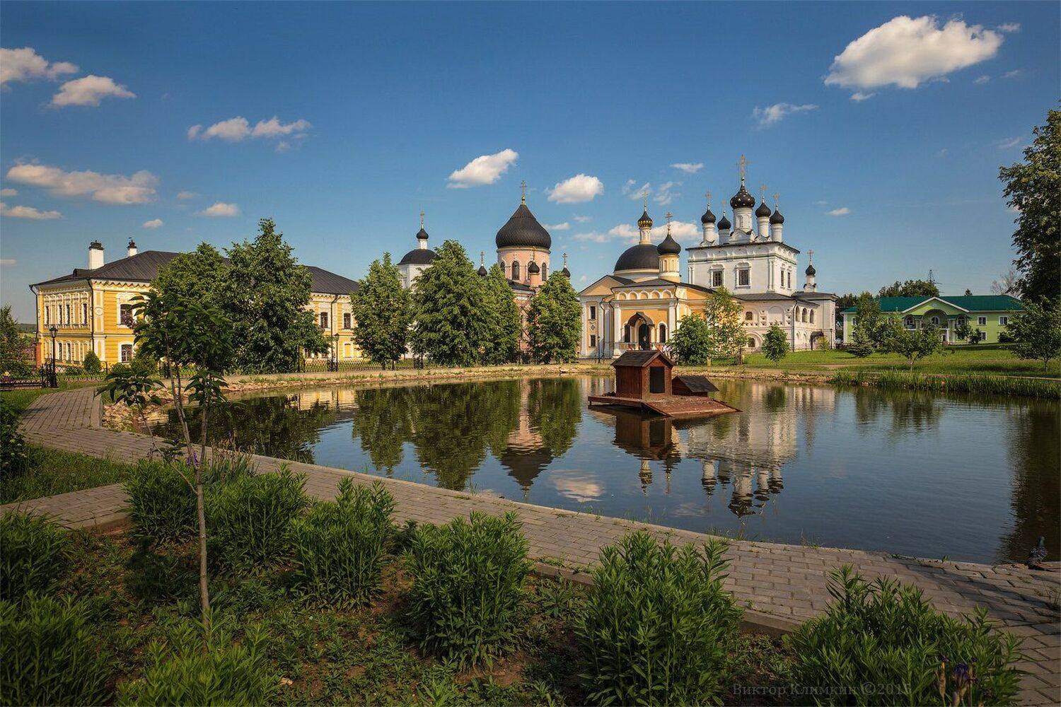 вознесенская давидова пустынь, монастырь, мужской, новый быт, пруд, храм, Виктор Климкин