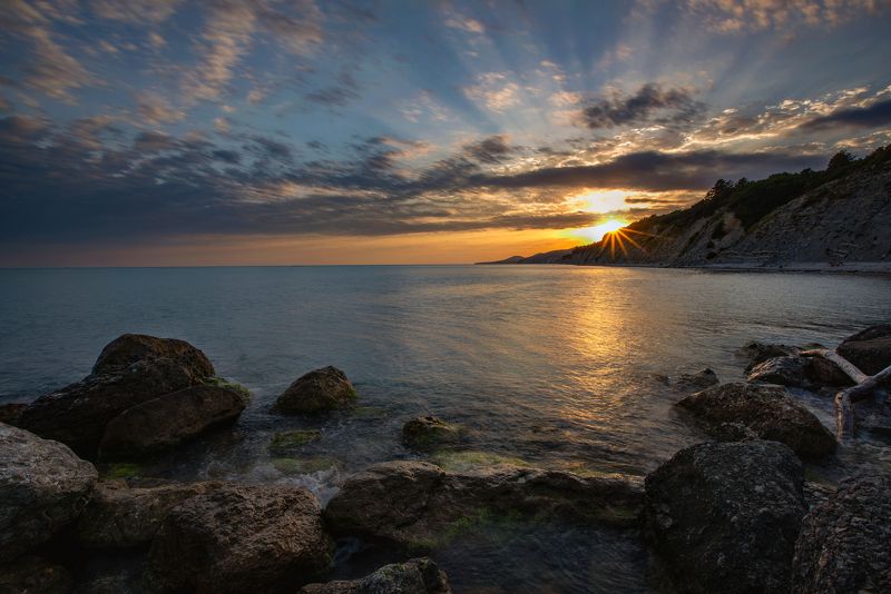 море , краснодарский край ,закат ,вечер,архипо-осиповка Море... фото превью