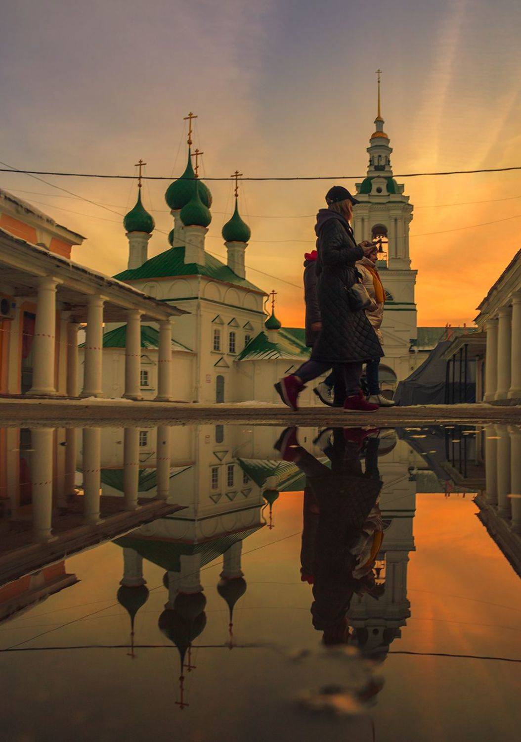 кострома, город, улица, архитектура, вечер, Елена Рубинская