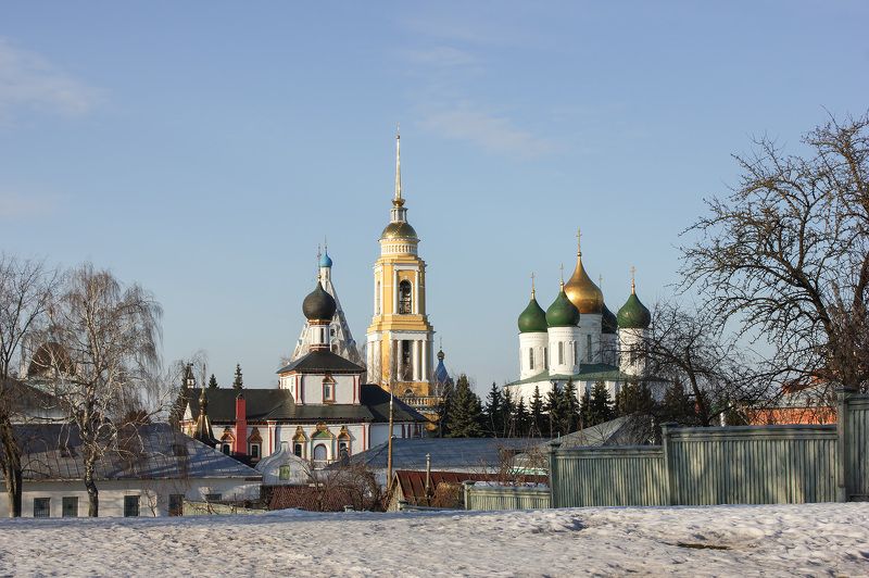 Коломна. Кремлевские купола. фото превью