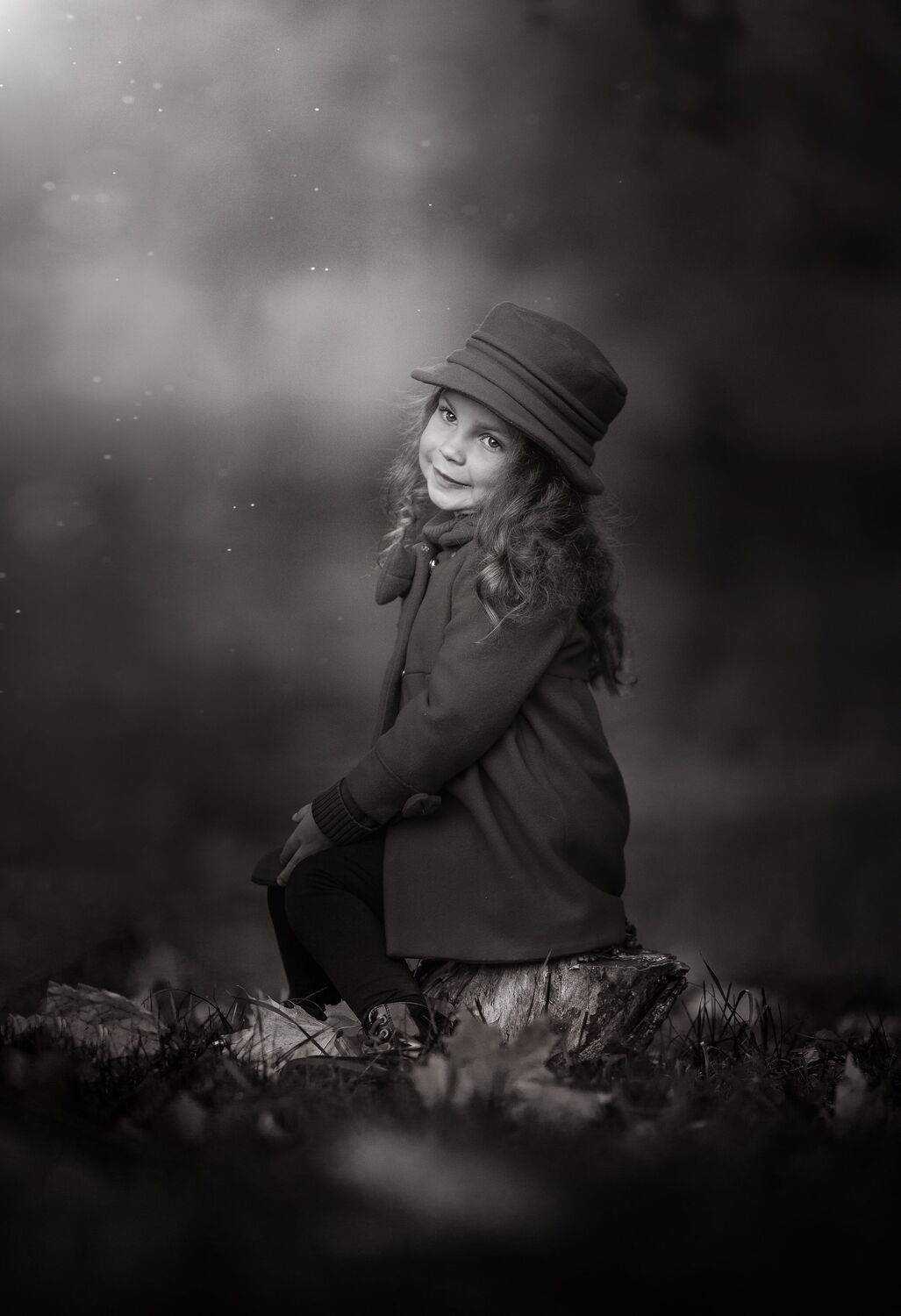 девочка, ребенок, чб, портрет, Anna Yarkova