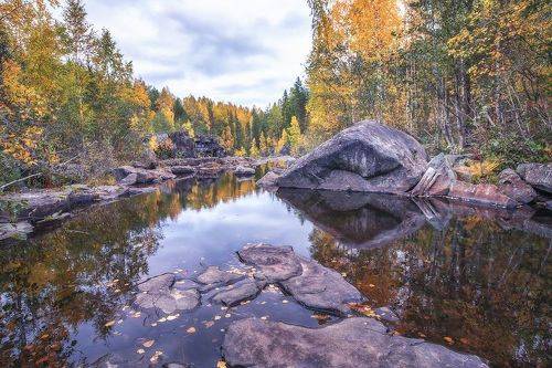 Древний вулкан Гирвас, Карелия.