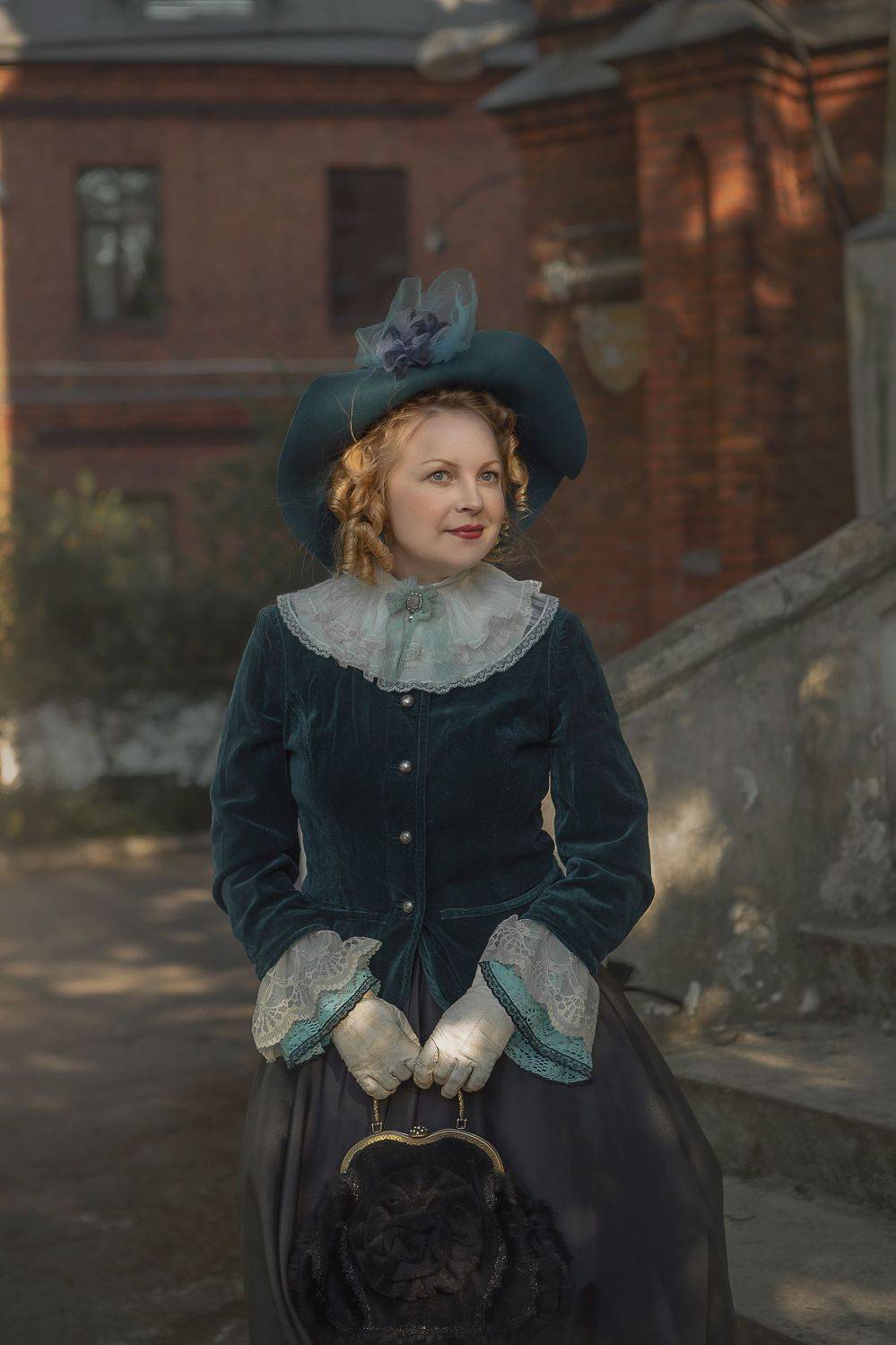 женщина любовь красота искусство старина шляа сумочка перчатки фотография, Шепелева Татьяна