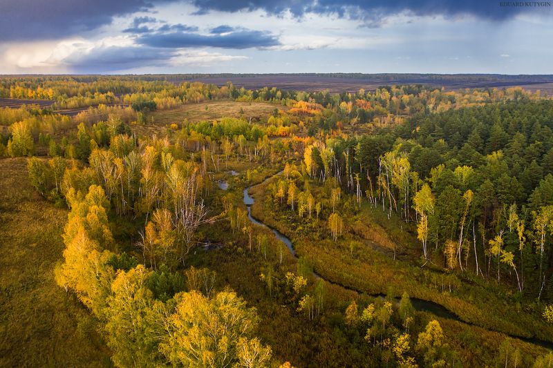 зауралье, балки, курган ... фото превью