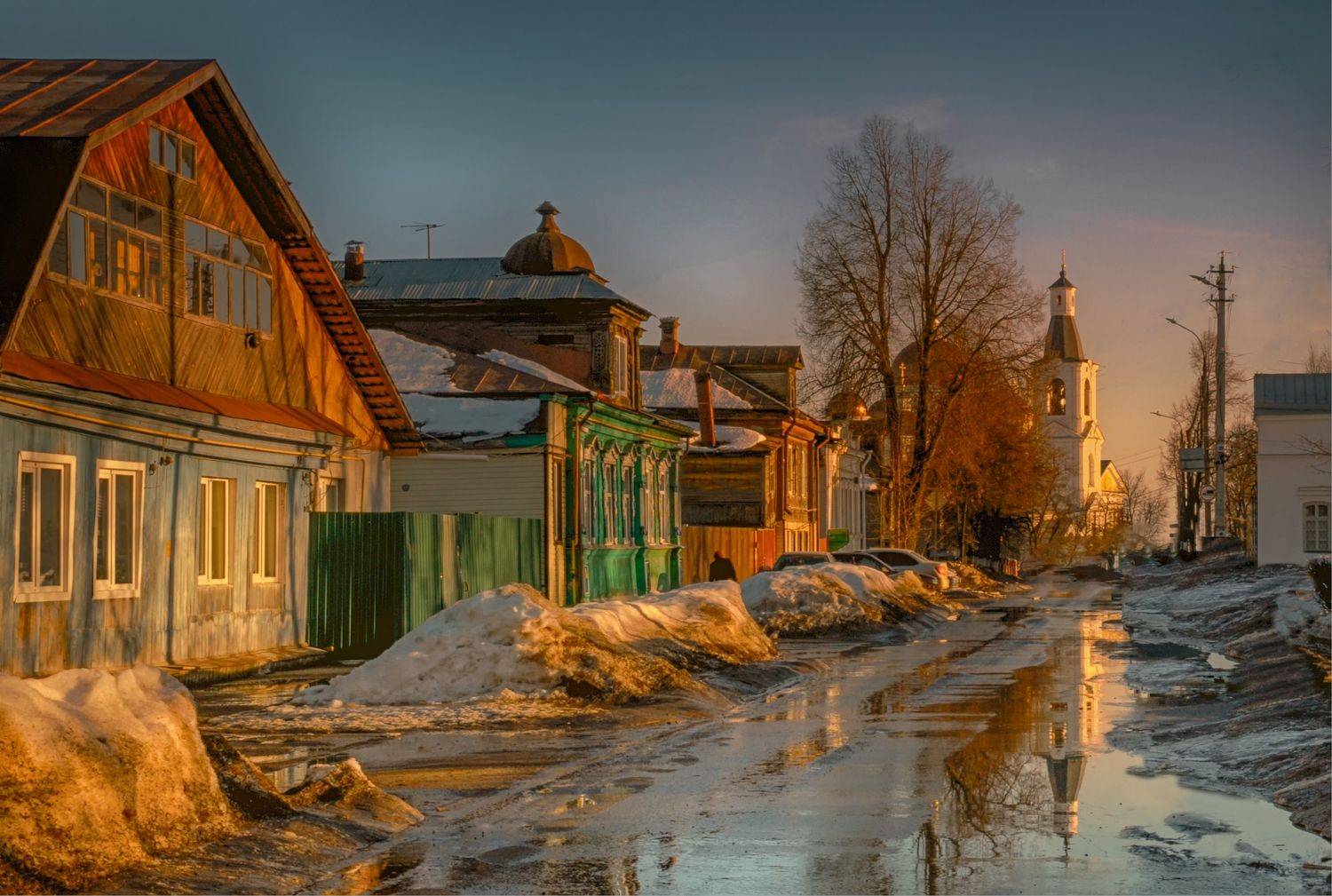 улица церковь отражение, Вера Петри