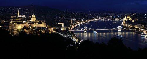 Буда и Пешт ночью