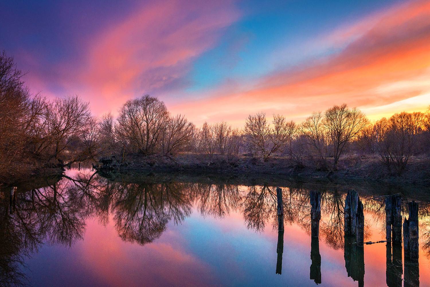 Весна, апрель, закат, Владислав Никишин