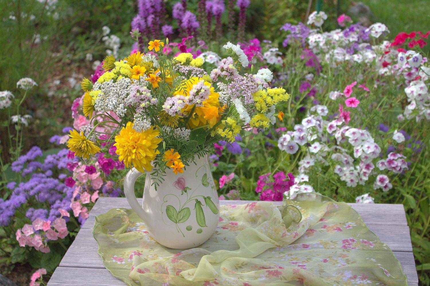 флоксы, , кувшин, цветы, лето, хохлова наталья, Хохлова Наталья