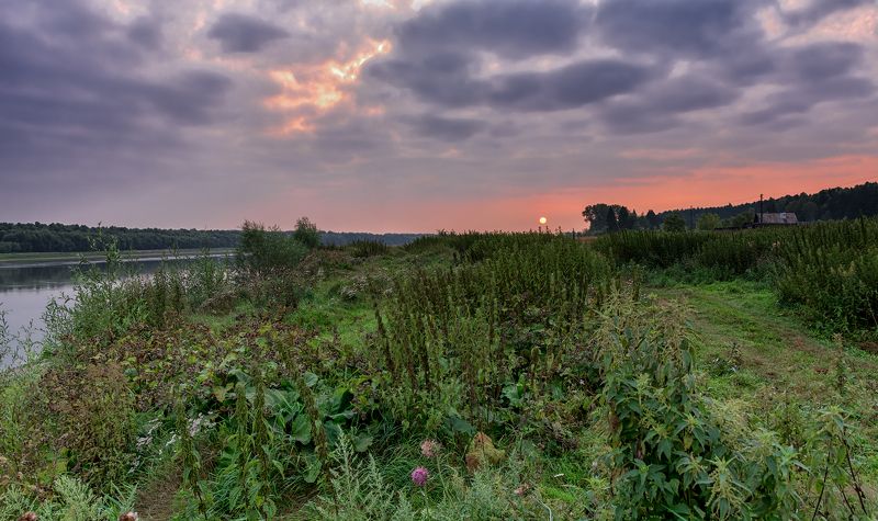 пейзаж, заказник, берег, иртыш, закат, Заповедный берег Иртыша.. фото превью