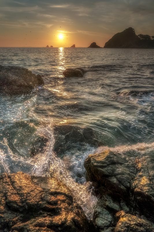 владивосток, рассвет, приморье, полуостров гамова, дальний восток, японское море, море, свет, landscape, seascape  фото превью