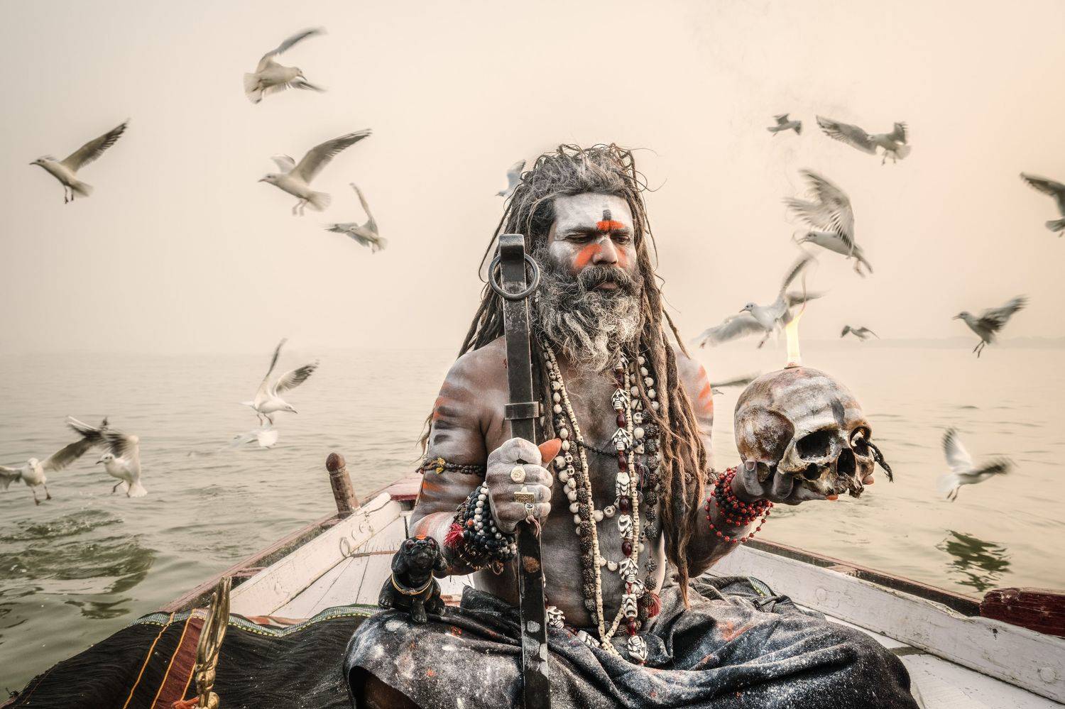 sadhu, benares, varanasi, india, baba, holy, Trevor Cole