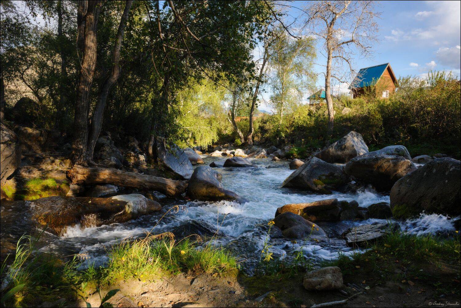 горный алтай, горы, ручей, Андрей Шумилин