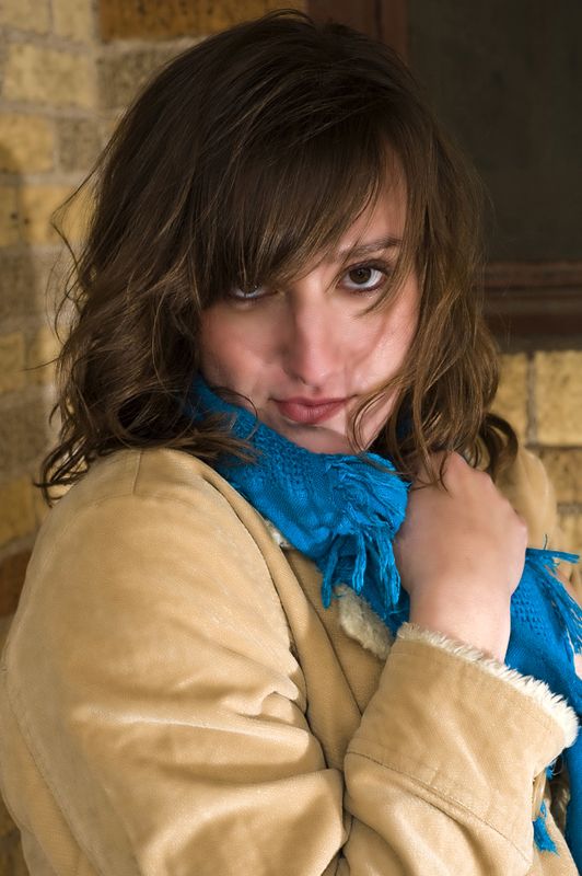 scarf, blue Scarf фото превью