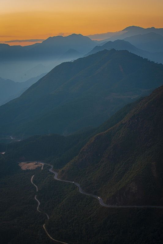 O Quy Ho Pass in Sunset фото превью