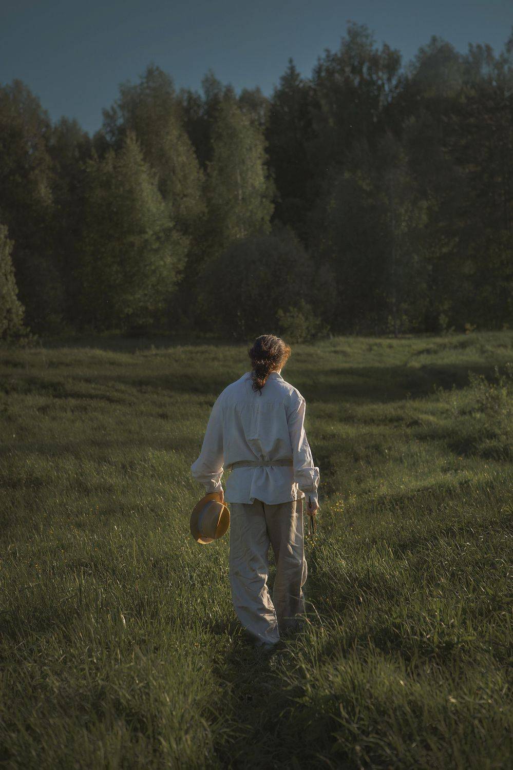 художник мужчина лето дорога природа воздух картина фотография живопись тишина облака лес, Шепелева Татьяна