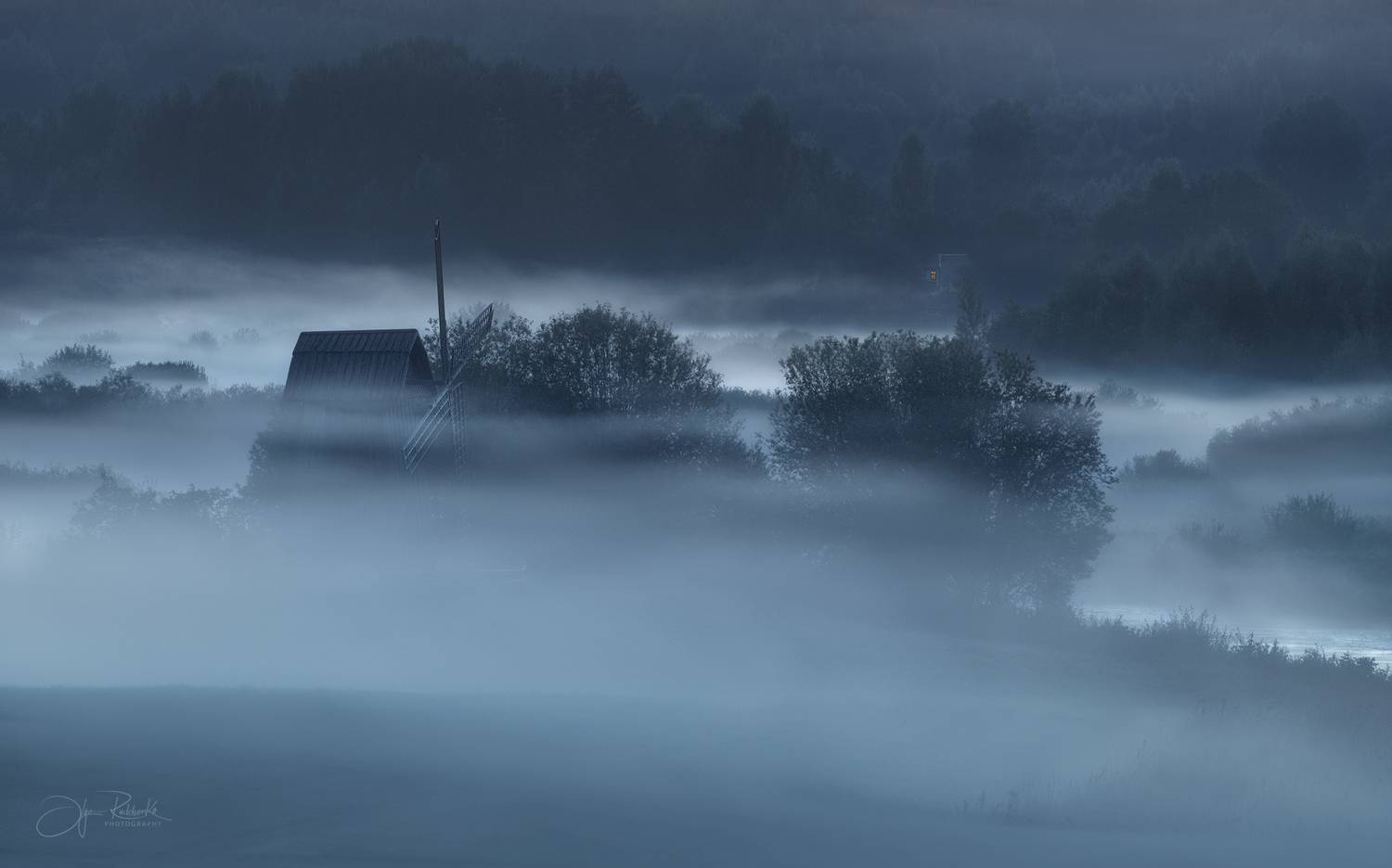 пушкинские горы, михайловское, псковская область, пейзаж, туман, мельница, сороть, Рудченко Ольга