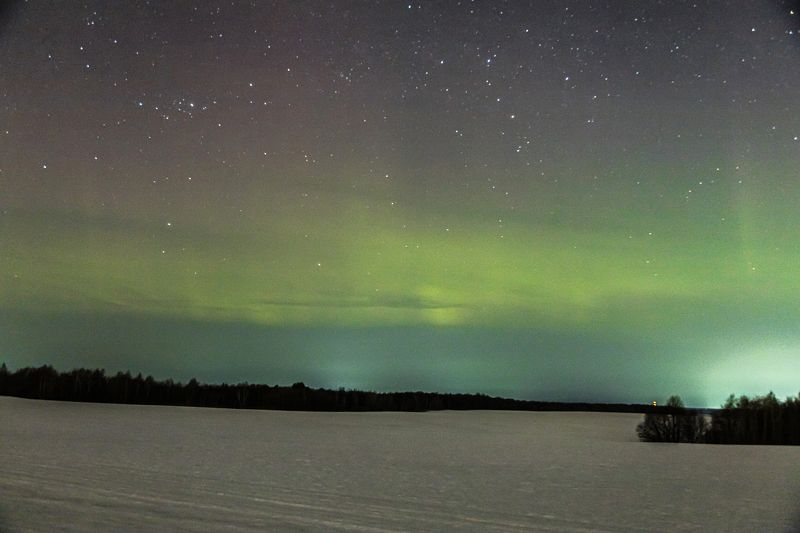 Северное сияние, аврора Снова просияло на нашей широте фото превью