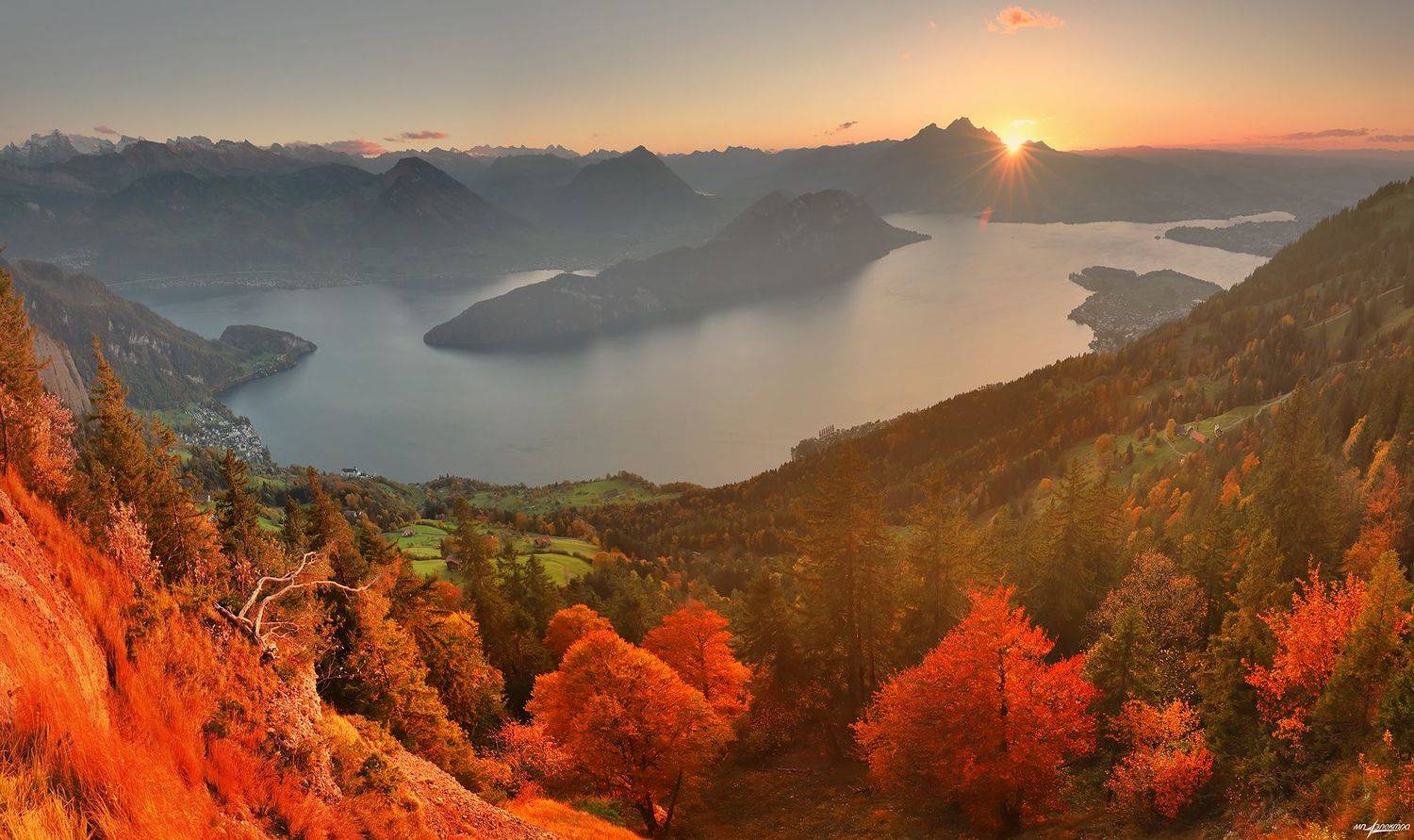 swiss,швейцария,осень,rigi, Николай Матвеев