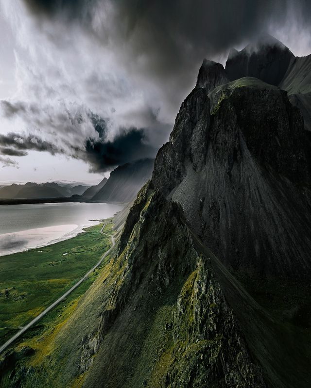 Iceland, исландия, горы Dark Iceland фото превью