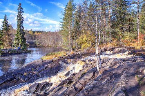 Рускеальские водопады