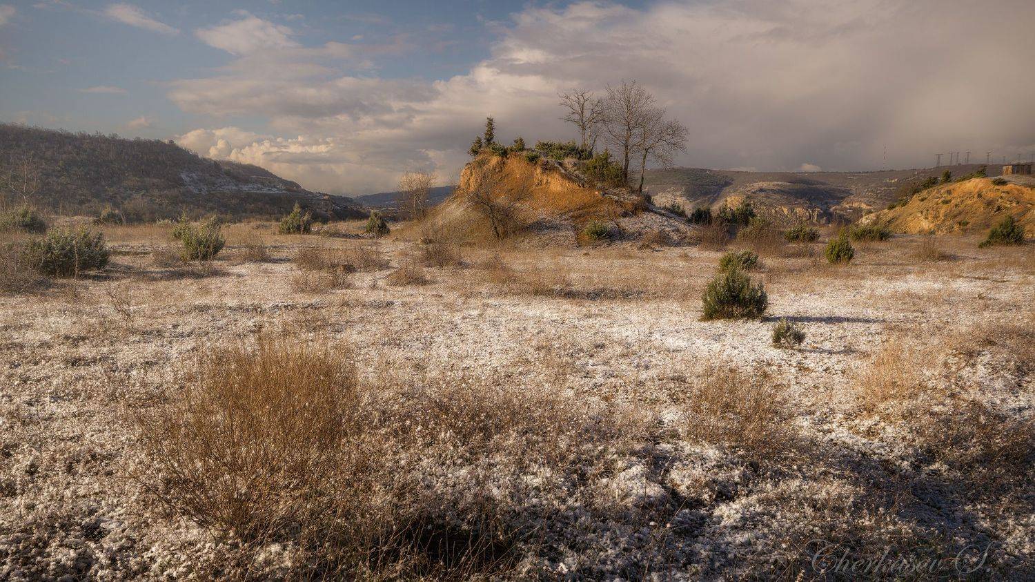 крым, инкерман, снег, утро,, Черкасов Сергей