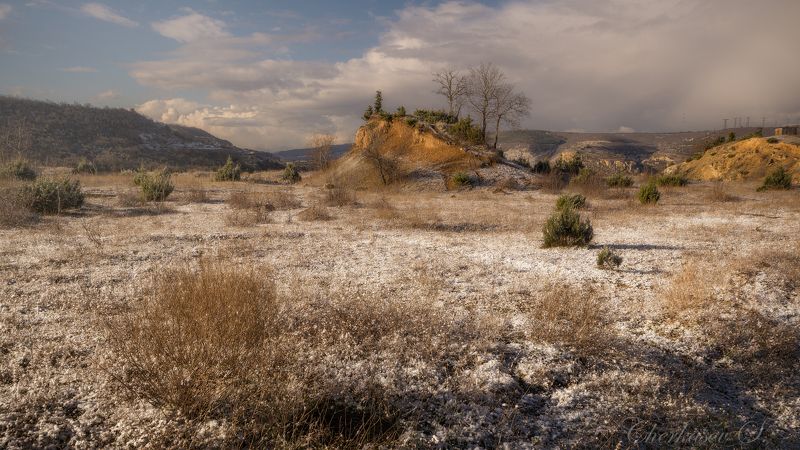 крым, инкерман, снег, утро,  фото превью