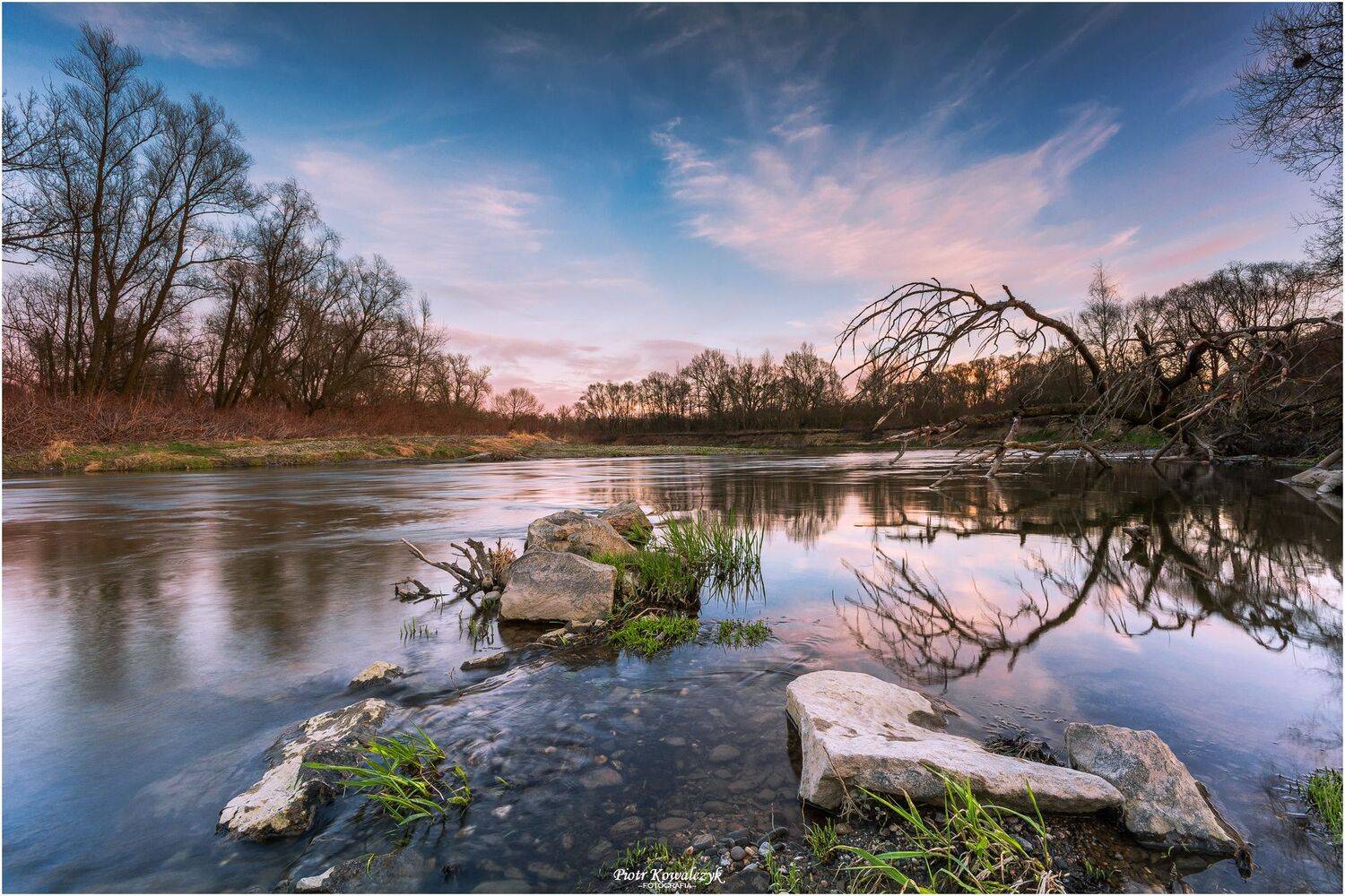 polska, rzeka, odra, drzewa, Kowalczyk Piotr