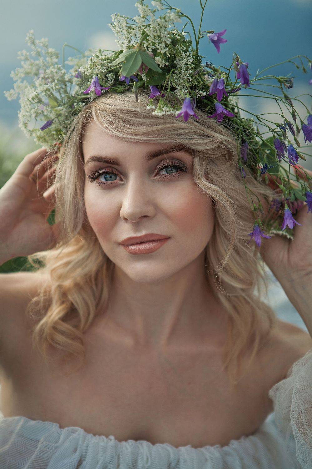 девушка вода цветы поле любовь солнце лето красота счастье мечты красавица фотография, Шепелева Татьяна