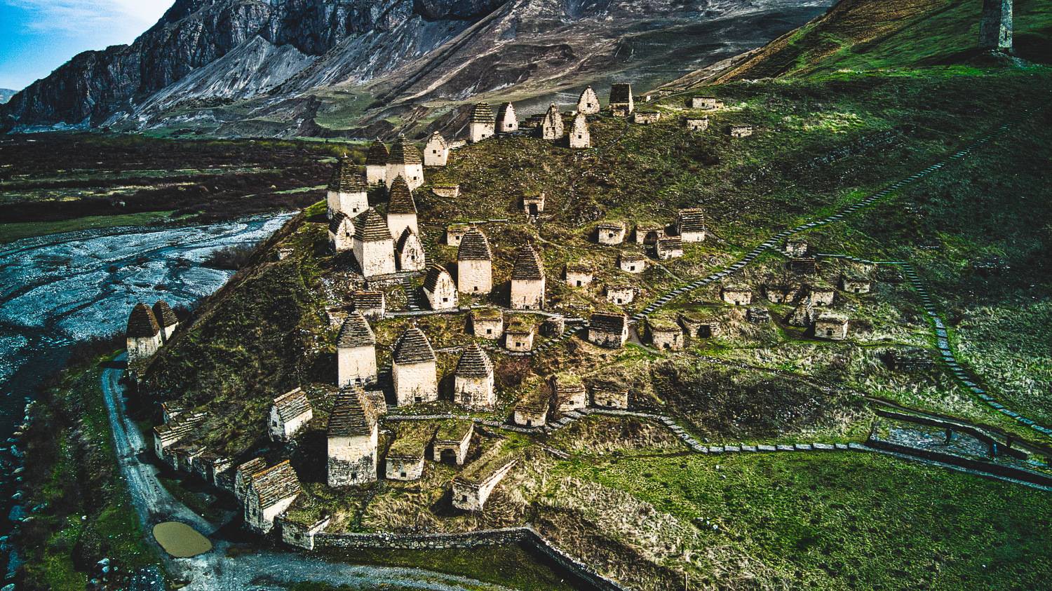 даргавс, осетия, алания, некрополь, аэро, Владислав Саморуков