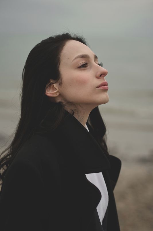 portrait, girl, model, eyes, hair, lips, face, beauty, facial, make-up, photographer, russia, nikon Kris фото превью