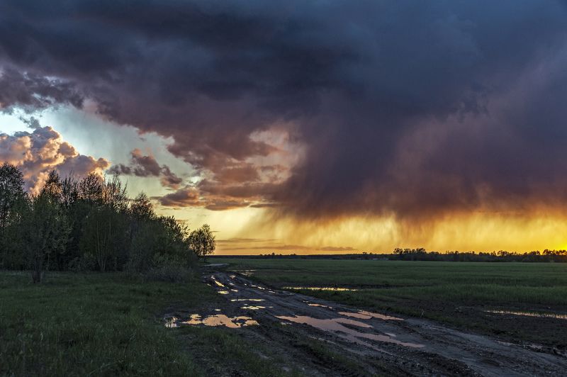 Гроза весной . фото превью