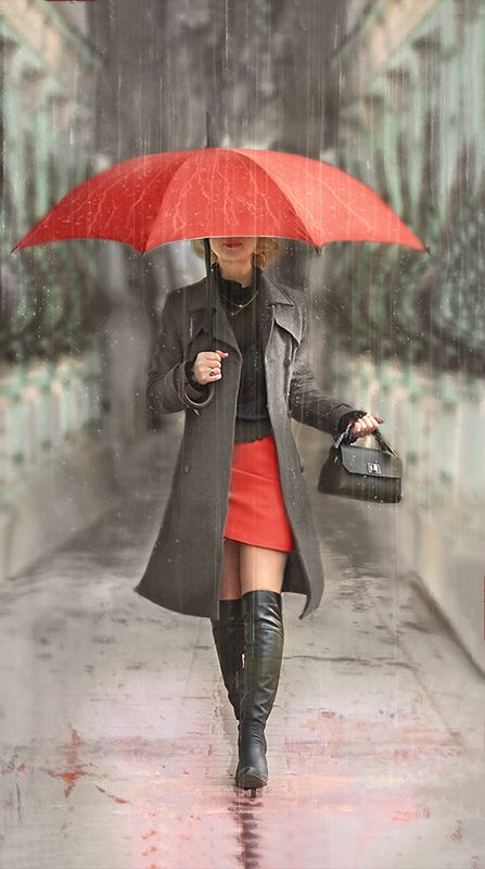 Под дождем фото превью