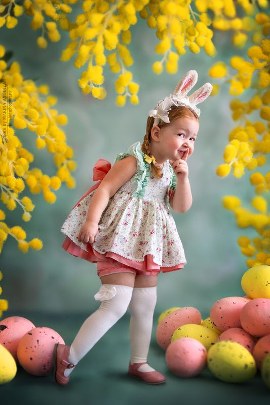 easter, дети, девочка, детскийпортрет, портрет, сказка, сказочныйпортрет, пасха, пасхальныйпортрет, арт, пасхальнаясказка, кролик, пасхальныйкролик Пасхальный кролик фото превью