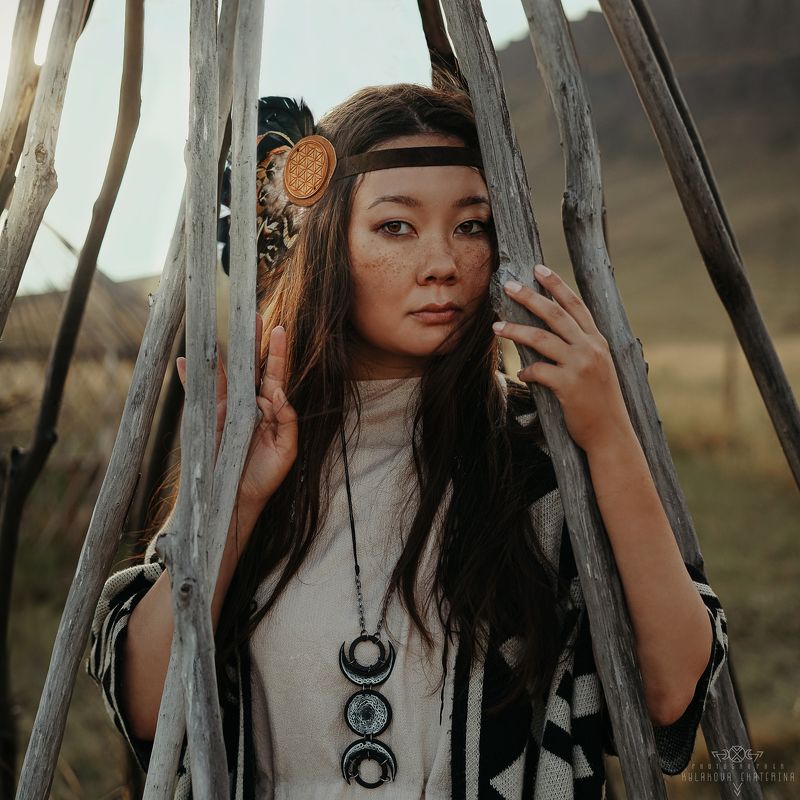 хакасия, народ, этностиль, ethnic, этно, горы, путешествие, оглахты, портрет Зов Предков фото превью