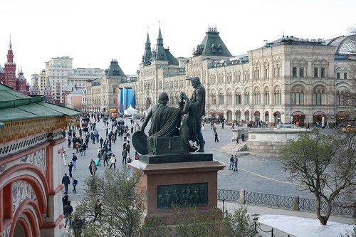 Вид на Красную площадь со стороны Василия Блаженного