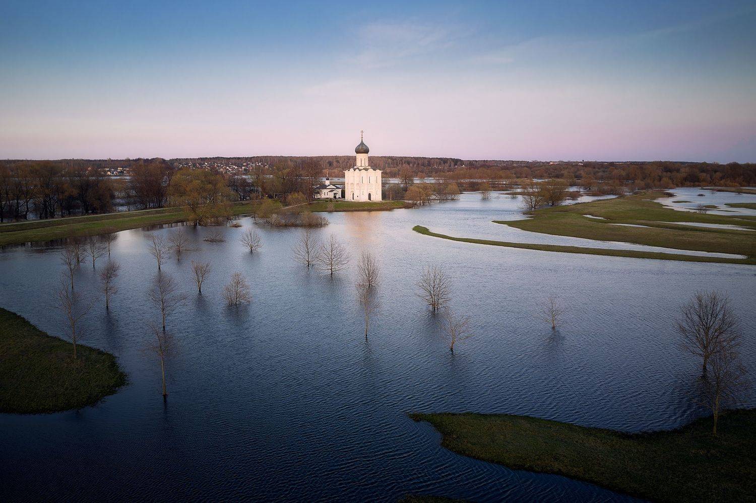 Боголюбово. Нерль. Покров. DJI. mini 2,  Михаил