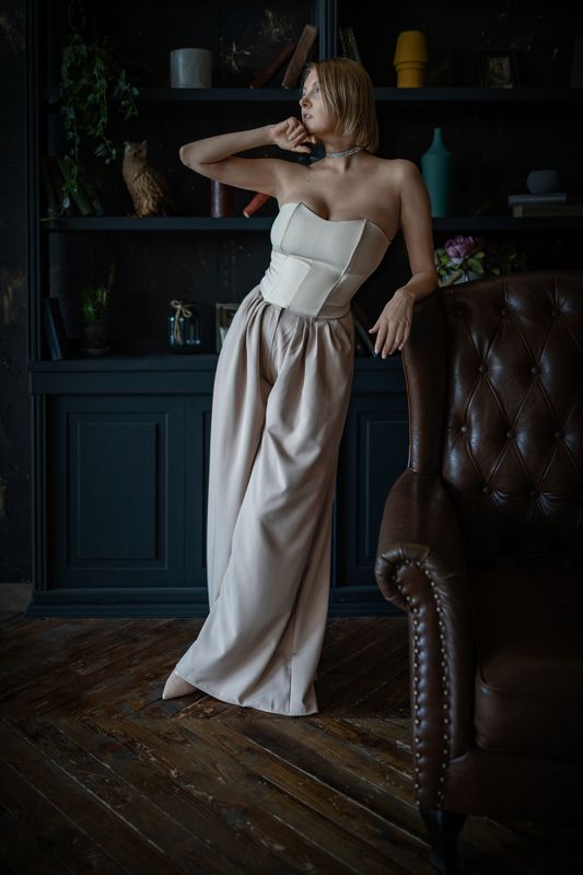 женский портрет, будуар, студия, корсет Lady in cors фото превью