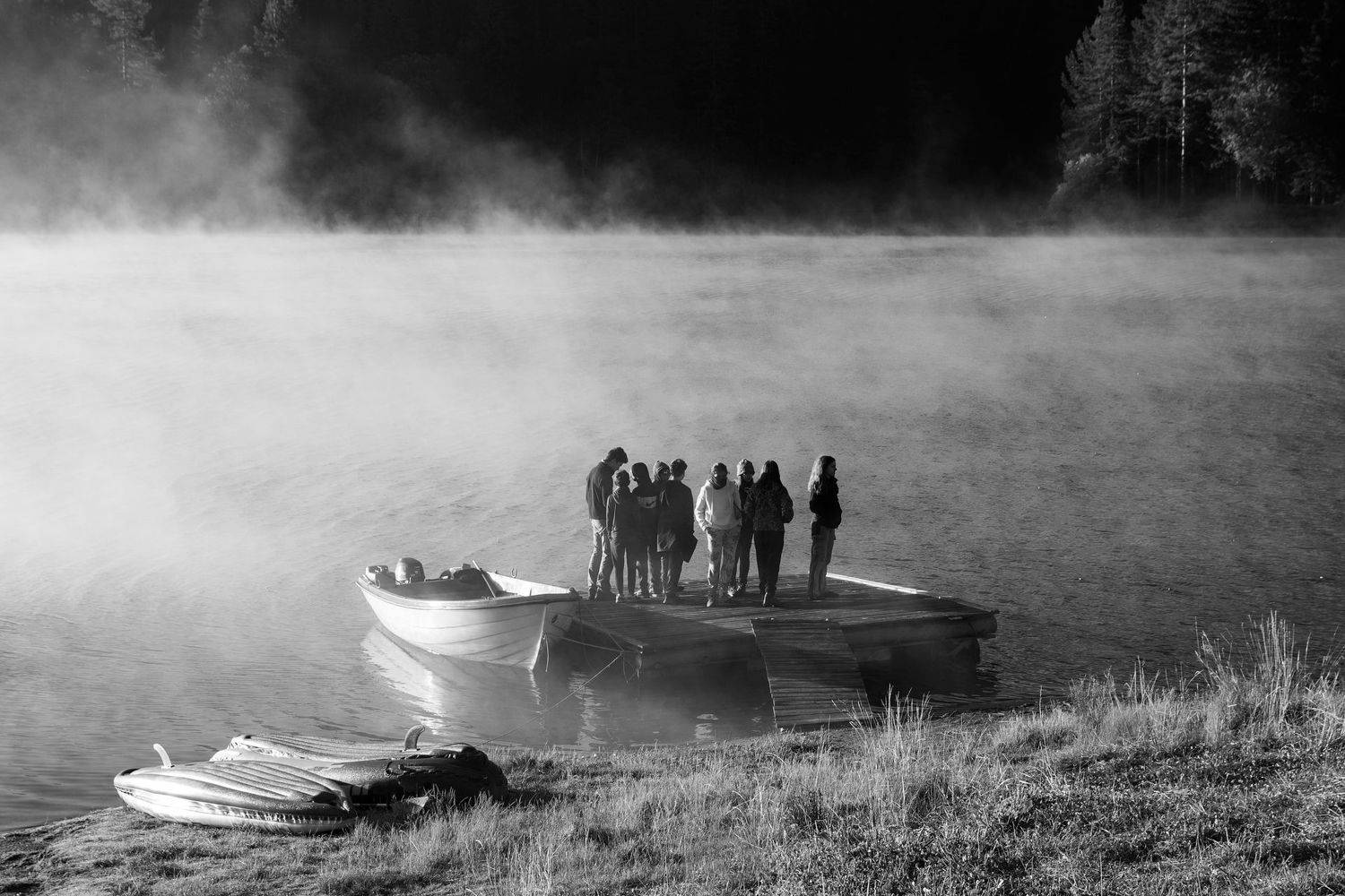 утро, молодежи, пейзаж, подросток, teenagers, morning, sunrise, black and white, Tonova Vania