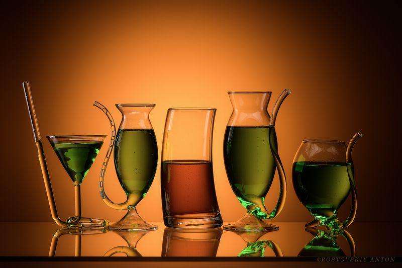 коктейльная вечеринка, натюрморт, предметка, бокалы, коктейльная вечеринка | рекламный фотограф фото превью