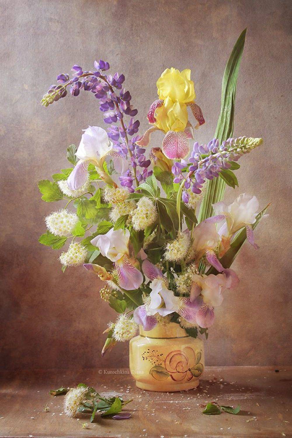натюрморт, цветы, букет, лето 2017, Курочкина Диана