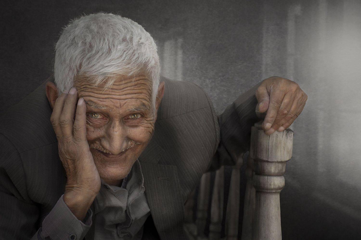 #portrait#people#face#skin#Nose#Flash photography#Human body#Temple#Gesture#Wrinkle#Gas#Art#Happy#Monochrome photography, Mehdi Zavvar