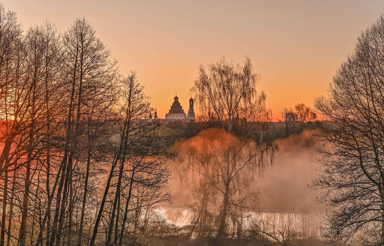 новый иерусалим. рано утром....весна. апрель., Бирюков Вячеслав