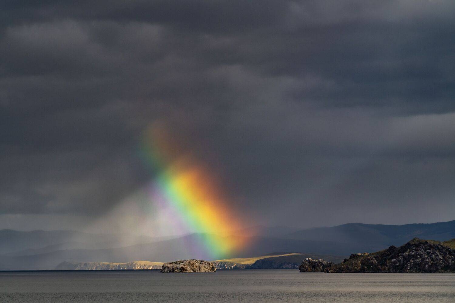 байкал, малое море, радуга, Тильпунов Михаил